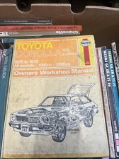 TOYOTA COROLLA E30 1.2 1.6 PETROL SALOON COUPE ESTATE '75-78 REPAIR MANUAL *H/B*