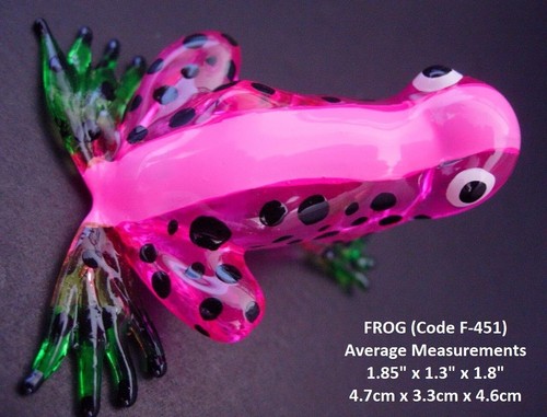 Collectable glass frog toad - collectable,