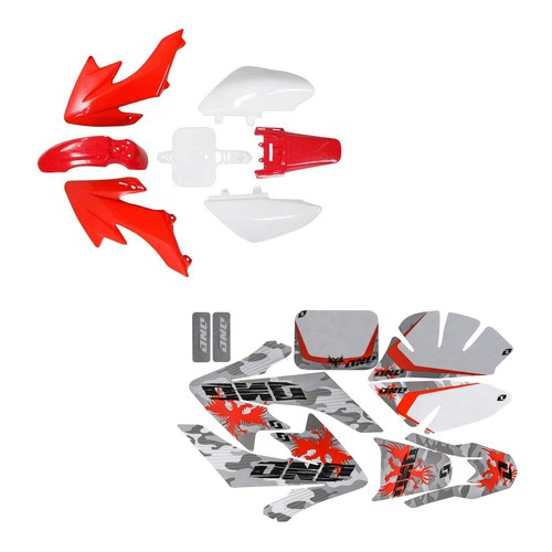 Red plastics graphics - red, for