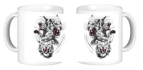 White tiger personalised - tiger,