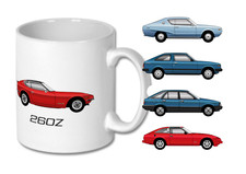 MUG - DATSUN  (Various Models) - Double Sided Car Art Coffee Cup Tea
