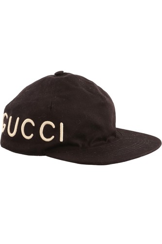 Gucci black cotton baseball - cotton,