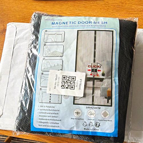 Magnetic heavy duty door - heavy, mesh