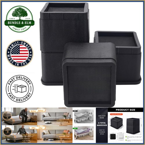 Inch plastic bed risers for - bed,
