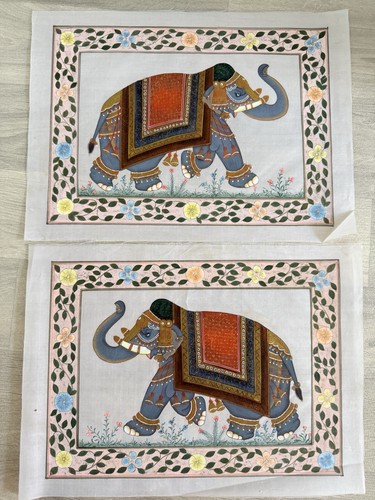Set vintage indian silk - set, 2