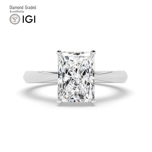 Radiant diamond engagement - radiant,