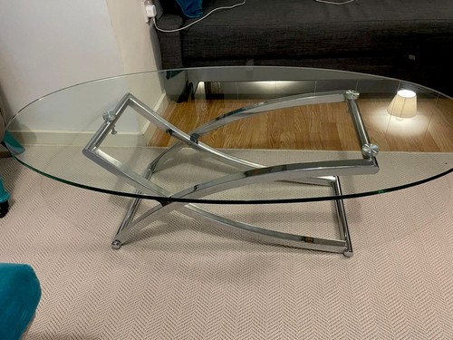 Italian style glass - italian, chrome