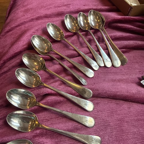 Epns teaspoons silver - 12,
