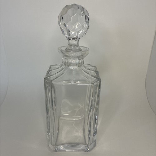 Lead crystal glass decanter - crystal,