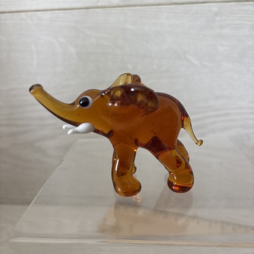 Vintage amber colour murano - amber,