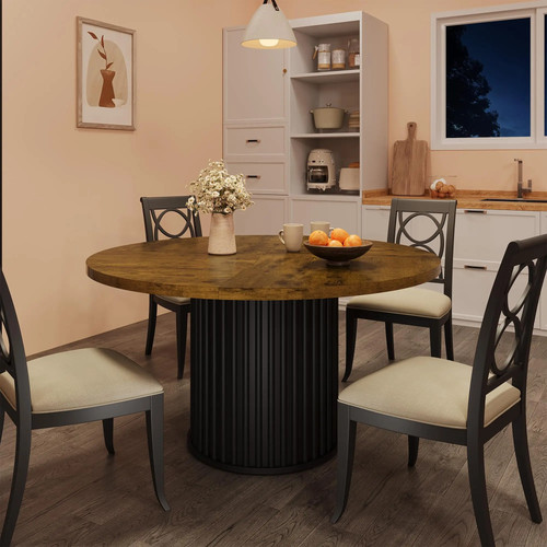 120cm round dining table - round,