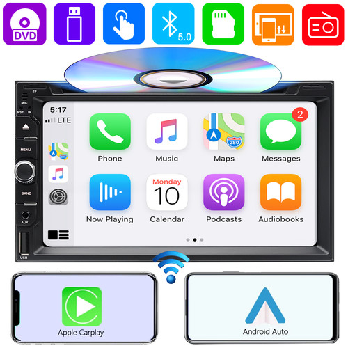 Wireless carplay android - 7",
