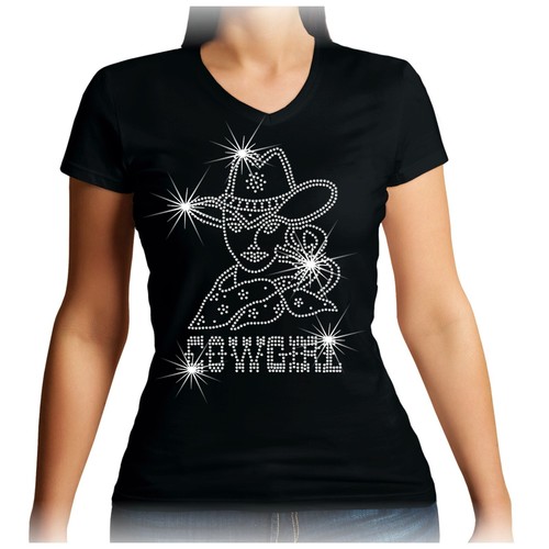 Neck cowgirl rhinestone - neck,