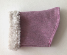 Teacup Yorkie Snood, Chihuahua, Cat Scarf, Italian Greyhound Pink & Cream Fur XS