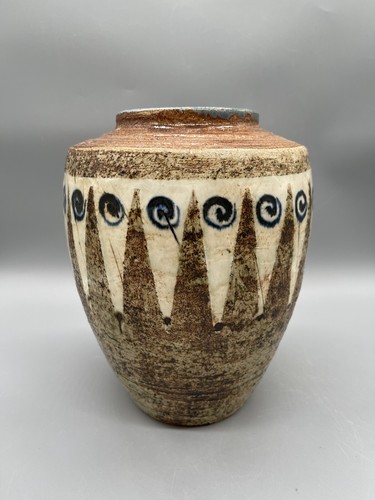 Antique solid raku stoneware - antique,