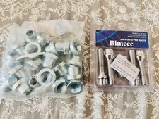 Silver Flat Washer Collars Convert Range Rover Alloys To Fit VW T5 T6 X4 Lockers