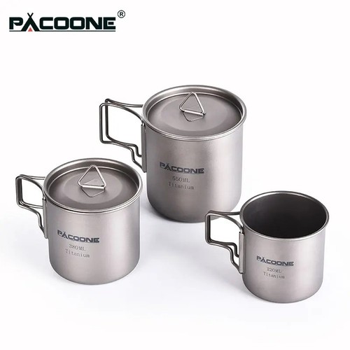 Titanium camping mug - camping, outdoor
