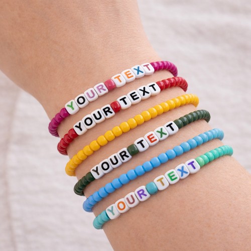 Custom word bracelet - custom,