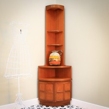 1970s Nathan Teak Corner Unit