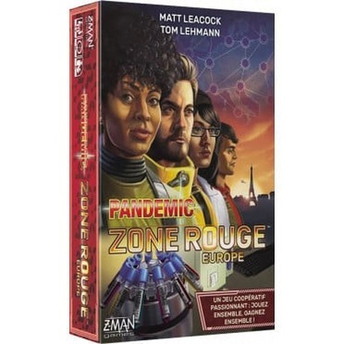 Pandemic red zone - red, europe