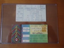 Def Leppard (2) Concert Ticket