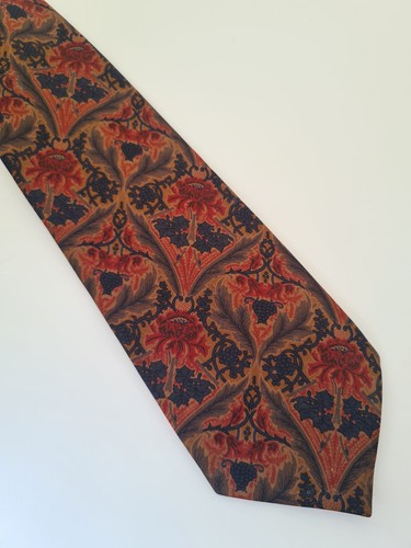 Liberty silk tie mens gold - silk,