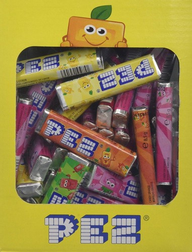 100 pez refills boiled fruit - refills,