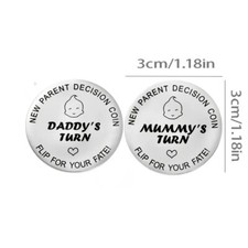 New Parent Baby Decision Coin