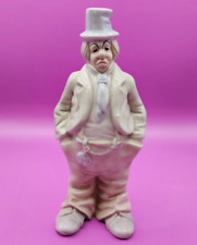 VTG 7” Porcelain Sad Faced