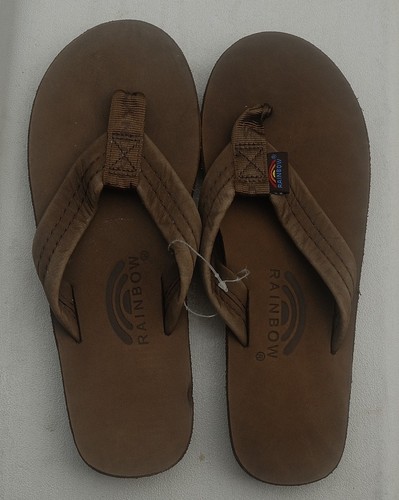 Rainbow flip flop - women's, size