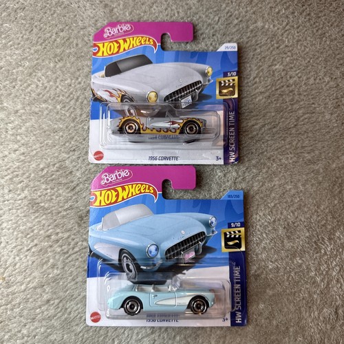 Barbie hot wheels cars - 2x,