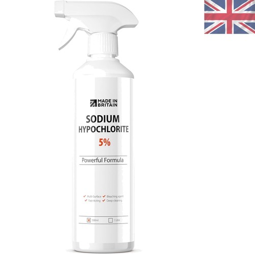 Sodium hypochlorite 500ml - 5%,