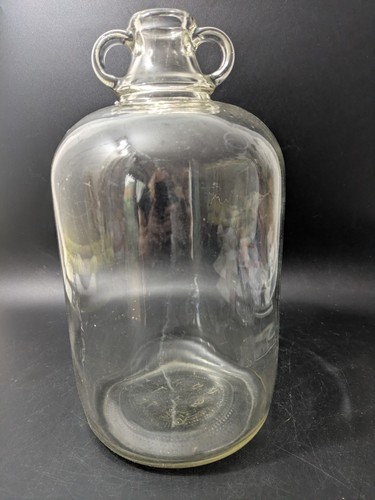 Vintage large glass demijohn - large,