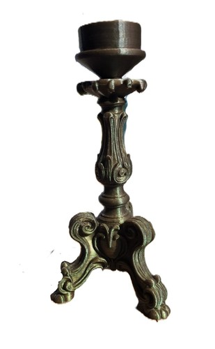 Printed gothic candlestick - 3d,