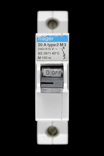 Hager amp type m3 mcb - amp,