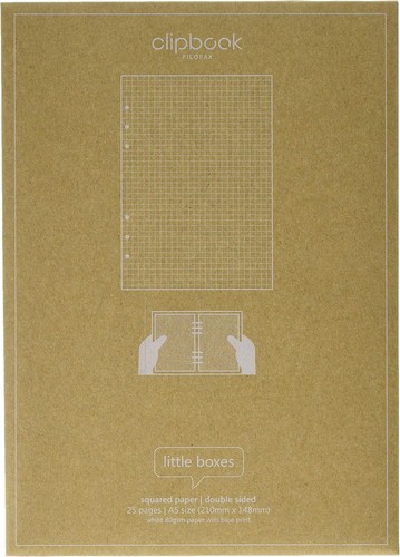 Clipbook squared notepaper - a5,
