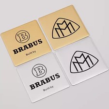 For Mercedes Benz BRABUS Maybach emblem Car engine nameplate sticker Badge