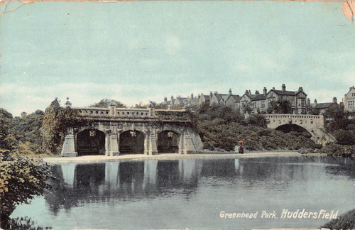 Postcard greenhead park - park,