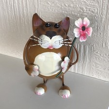 Metal Cat Ornament 