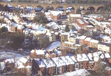 VIADUCT FROM DURHAM CATHEDRAL, County Durham - Vintage POSTCARD