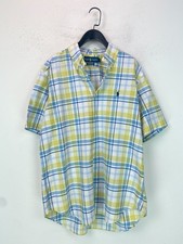 Ralph Lauren Multi Check Shirt Classic Fit Short Sleeve Button Collar L