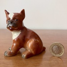 GOEBEL BOXER DOG SEATED