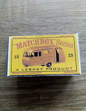 Matchbox Regular Wheels No23 Caravan Trailer  - Replica / Copy Box only