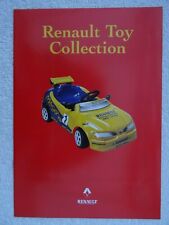 Renault Toy Collection Brochure 1998: R8 Gordini,Alpine,Clio,Megane,+ Price List