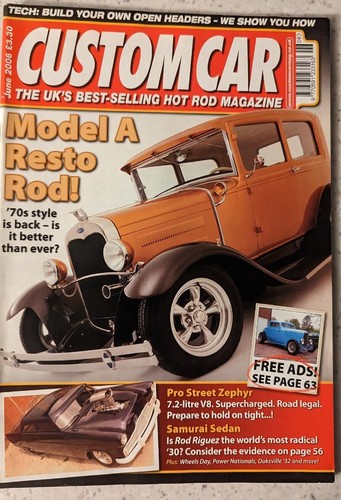 Custom car magazine - magazine, jun