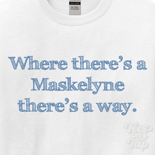 Where maskelyne there s a - where...,