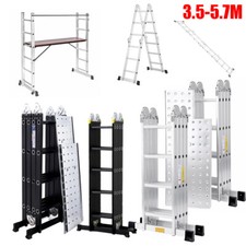 Aluminium 7m folding - aluminium, 3.5m-5.7m