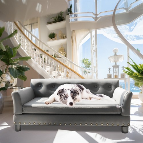 Luxury dog bed raised pet - bed,