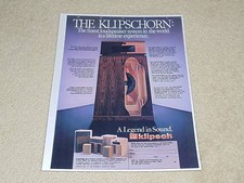 Klipsch Klipschorn Speaker Ad