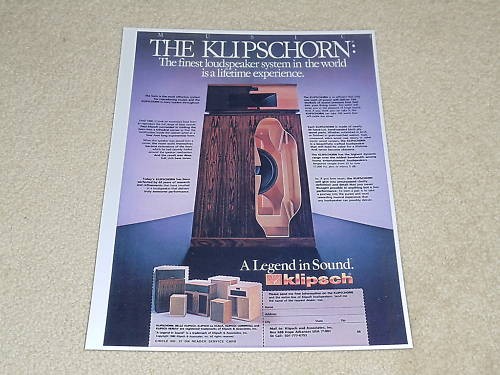 Klipsch klipschorn speaker - klipsch,